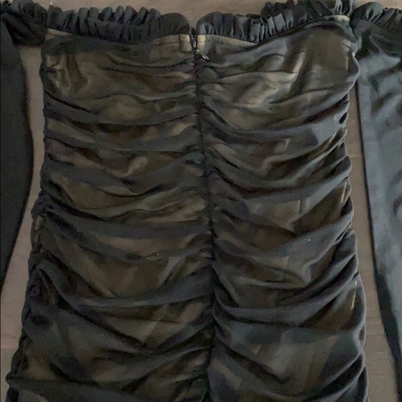 Black sheer midi dress🔥 - Picture 11 of 12